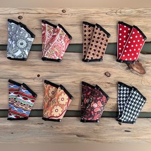 Onesole Set Of 8 Patterned Multicolor Snap On Tops